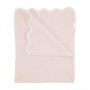 Scallop Chenille Blanket - Pink