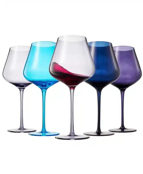 Colors of Santorini Wine Glass Set - Image 2