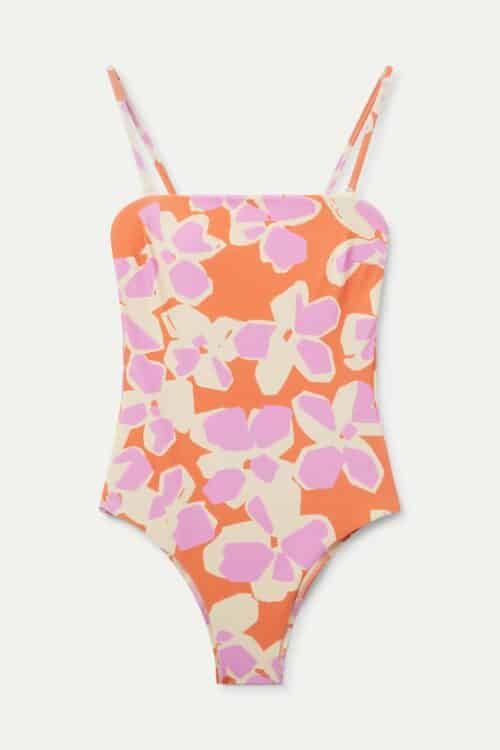 Orange Flowers Swimsuit