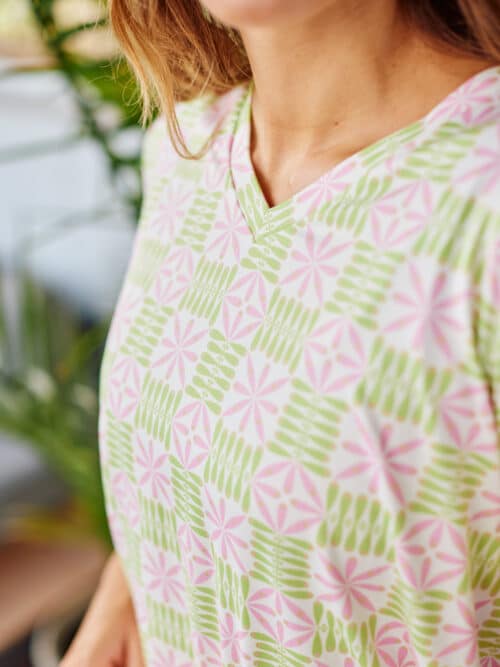 Alli Quilted Crop Pant Set - Image 3