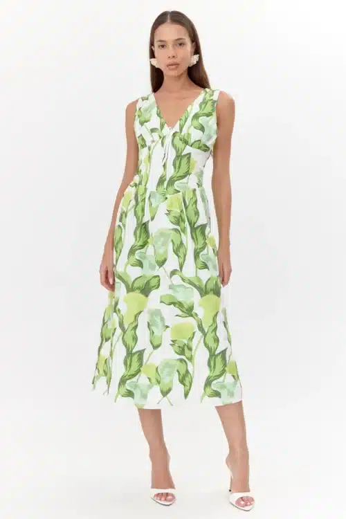 Penelope Corset Printed Sundress - Image 2