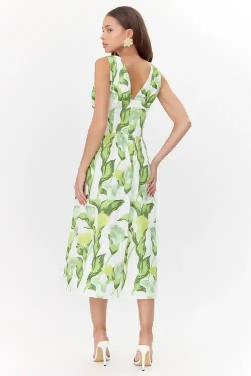 Penelope Corset Printed Sundress - Image 3