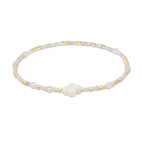 Hope Unwritten Signature Cross Bracelet