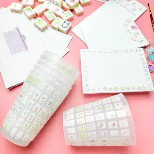 Mahjong Frosted Cups - Image 2