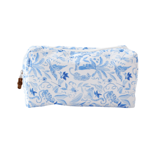 Blue Amazon Tile Storage Bag