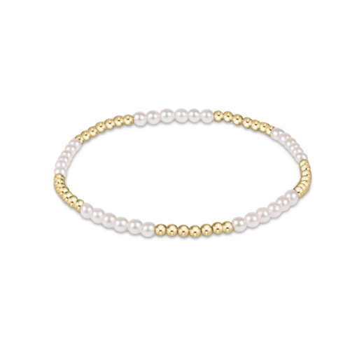 Classic Blissful 2.5mm Bead Bracelet 3mm Pearl