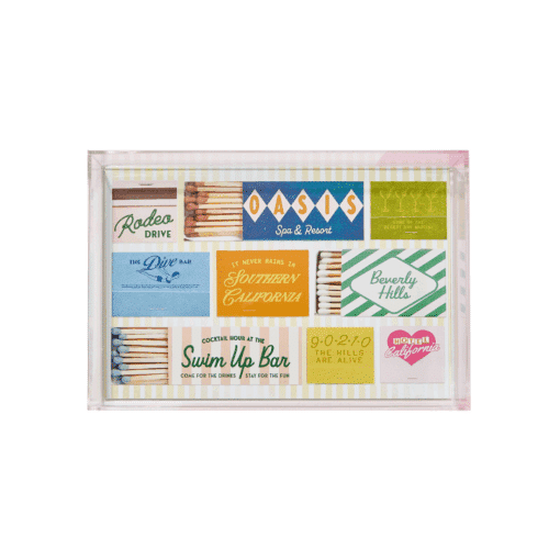 California Matchbook Small Tray