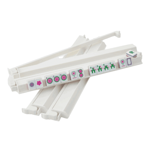 White Acrylic Rack and Pusher Set