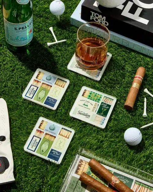 Golf Matchbook Coaster - Image 3