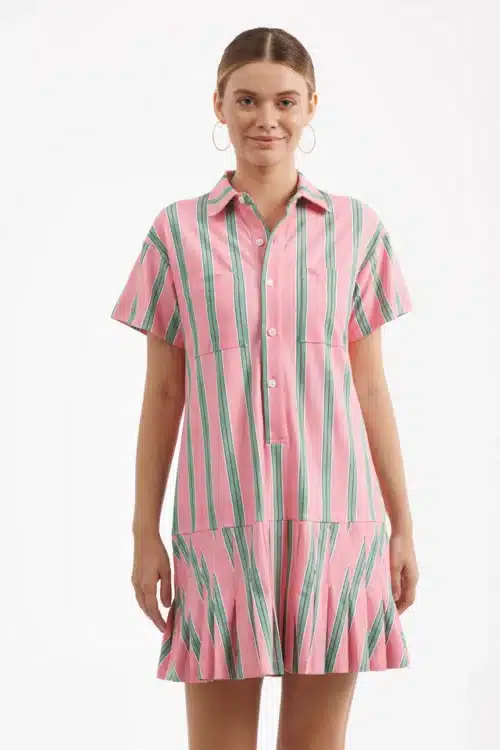 Aspen Garden Party Stripe Dress