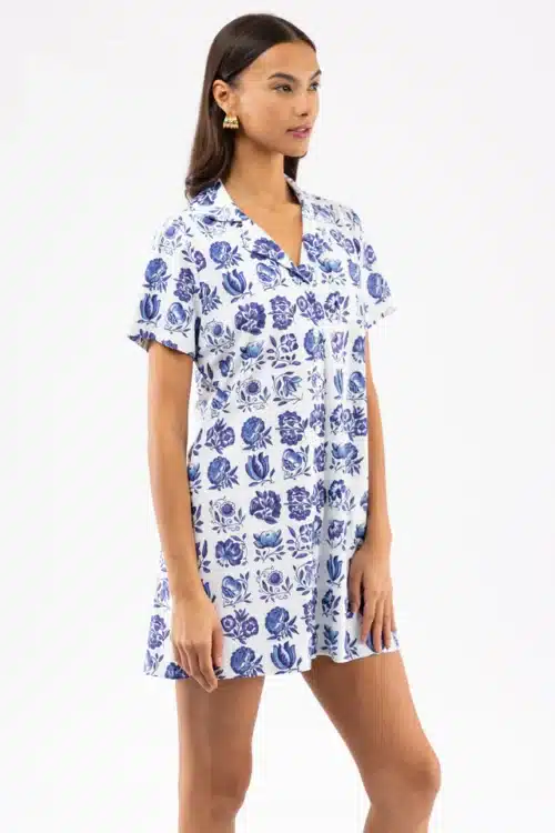 Josie Tidal Tile Dress - Image 2