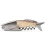 Stainless Steel Fish Corkscrew/ Bottle Opener