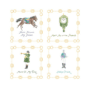 AK Queen of the Track Linen Cocktail Napkins