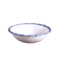 Vida Bamboo Large Salad Bowl Blue and White
